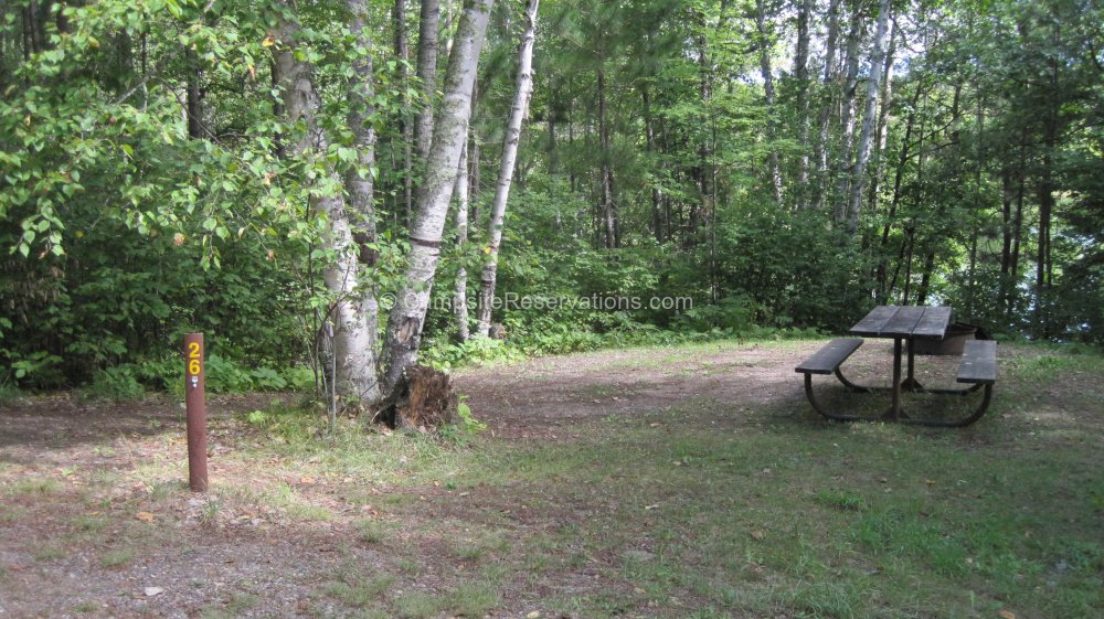 Photo of Campsite 26 in Beatrice Lake Campground at McCarthy Beach